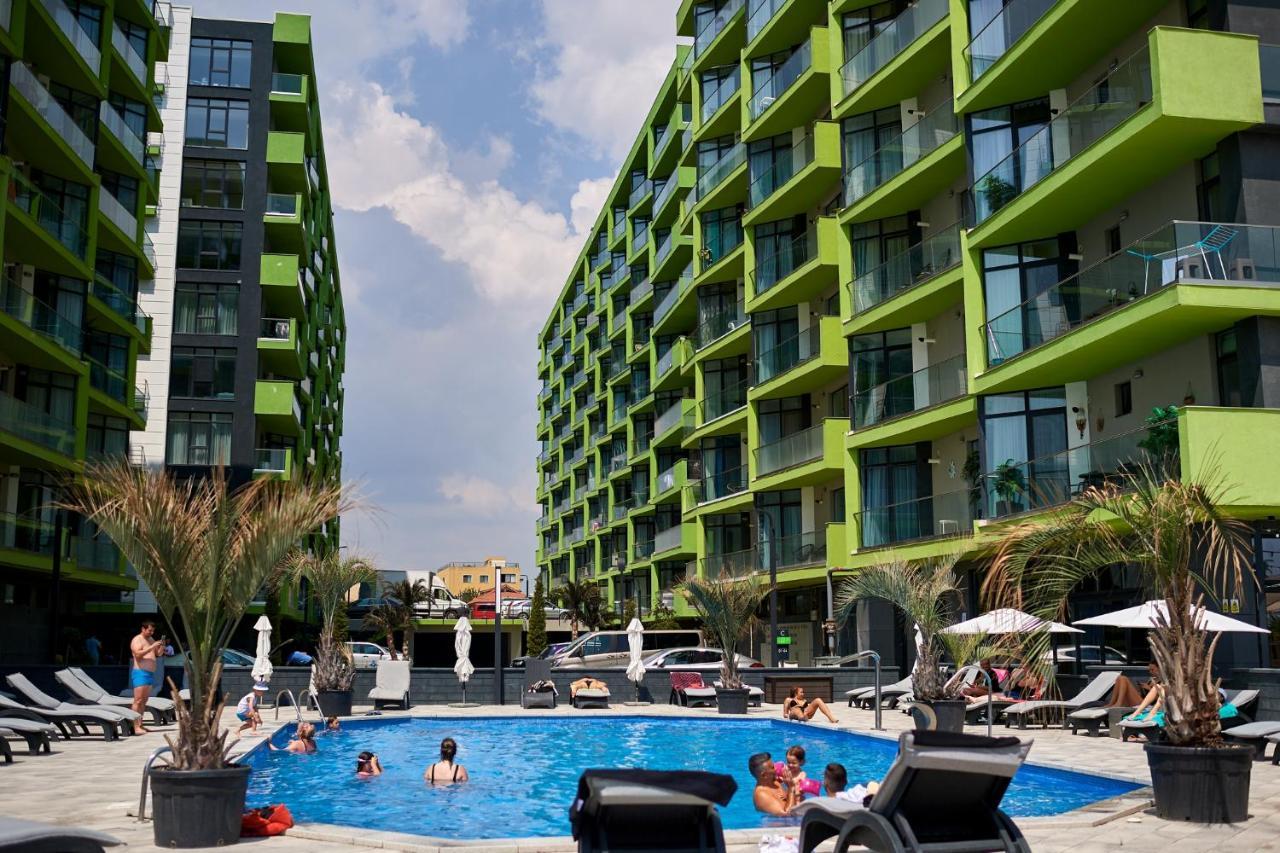 Melisea Aparthotel Pool & Spa Mamaia Nord Navodari Bagian luar foto